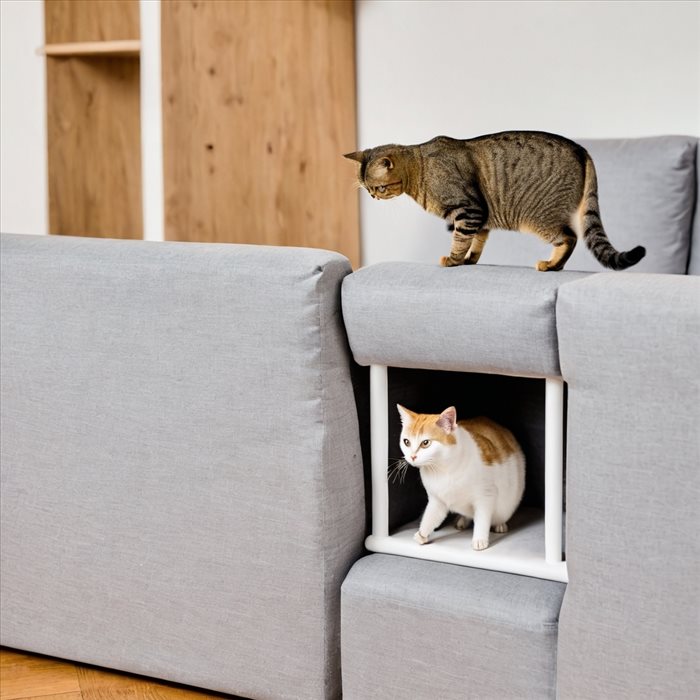 Chats et chiens : Comprendre la peur féline.