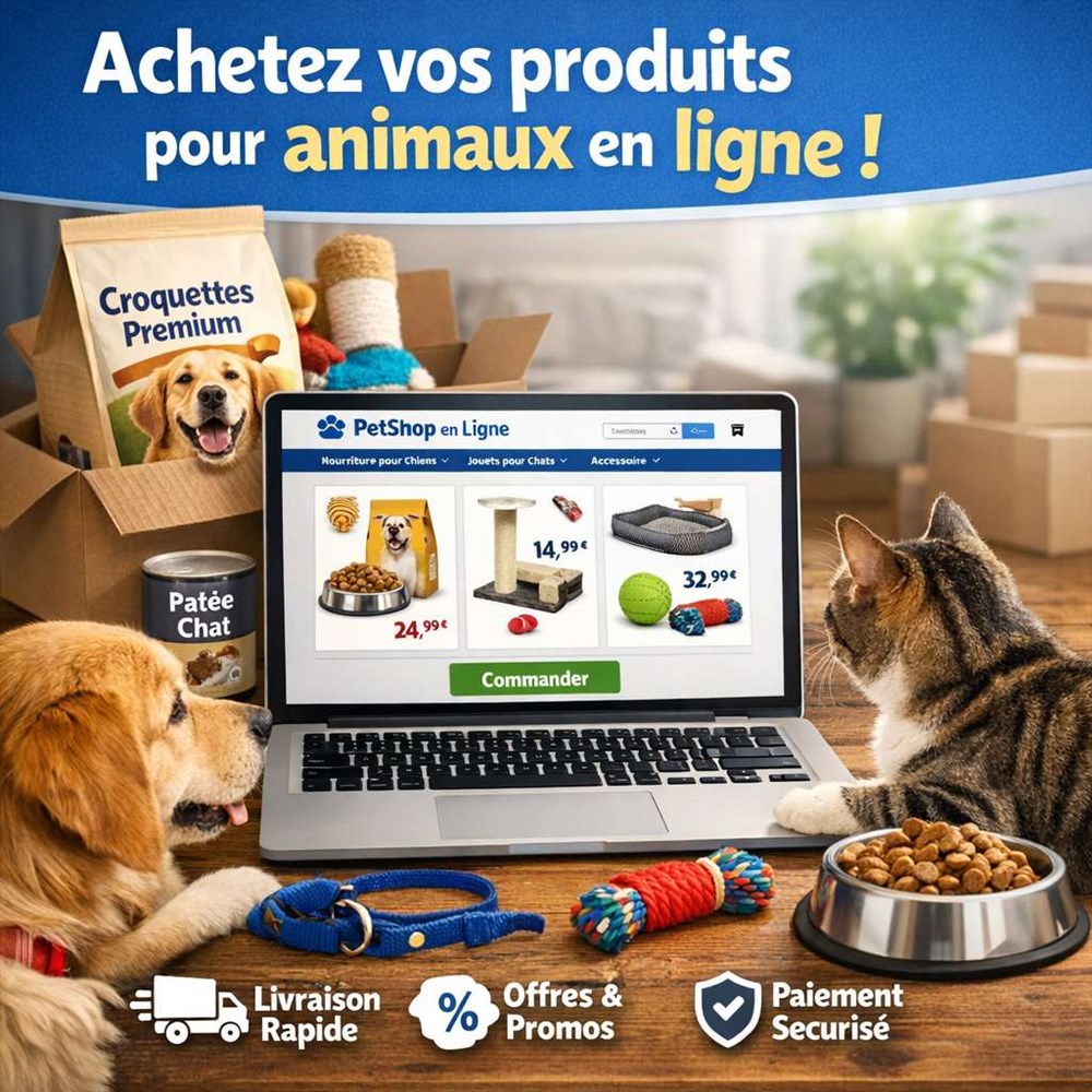 Pourquoi acheter ses produits pour animaux en ligne