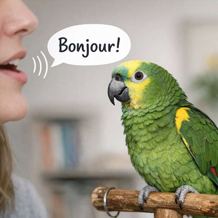 Pourquoi le perroquet répète-t-il les mots humains ? | Explications