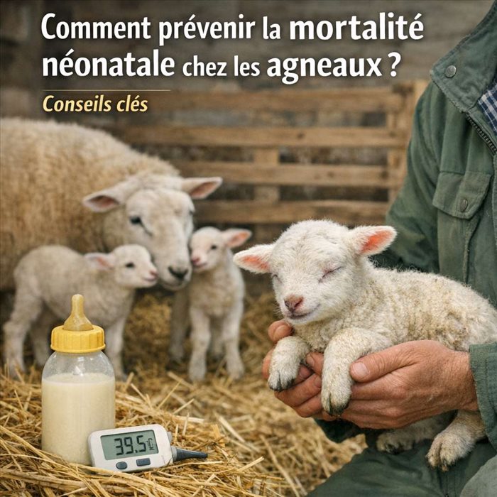 Prévenir la mortalité néonatale chez les agneaux : guide pratique