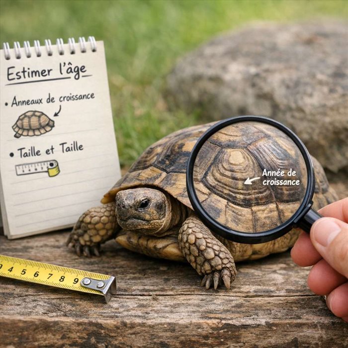 Comment estimer l'âge d'une tortue de terre ? Guide pratique