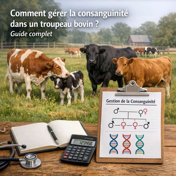 Consanguinité dans un troupeau bovin : conseils et solutions