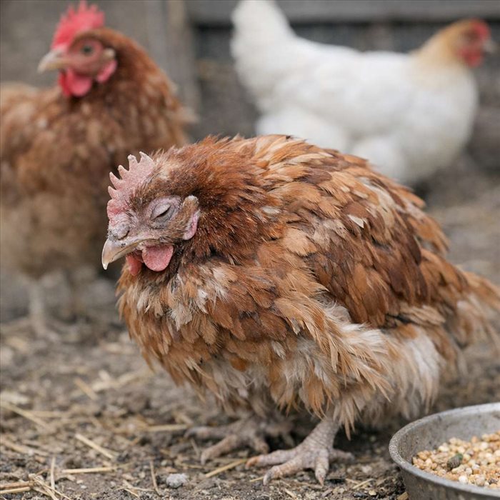 Comment savoir si une poule est malade ? Signes à repérer