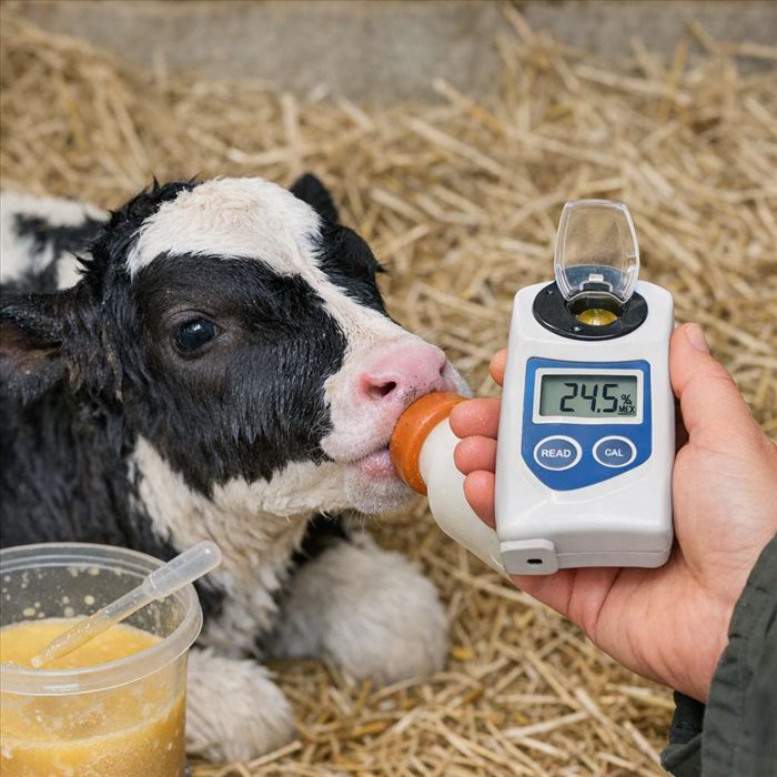 Pourquoi mesurer le colostrum chez les veaux nouveau-nés ?