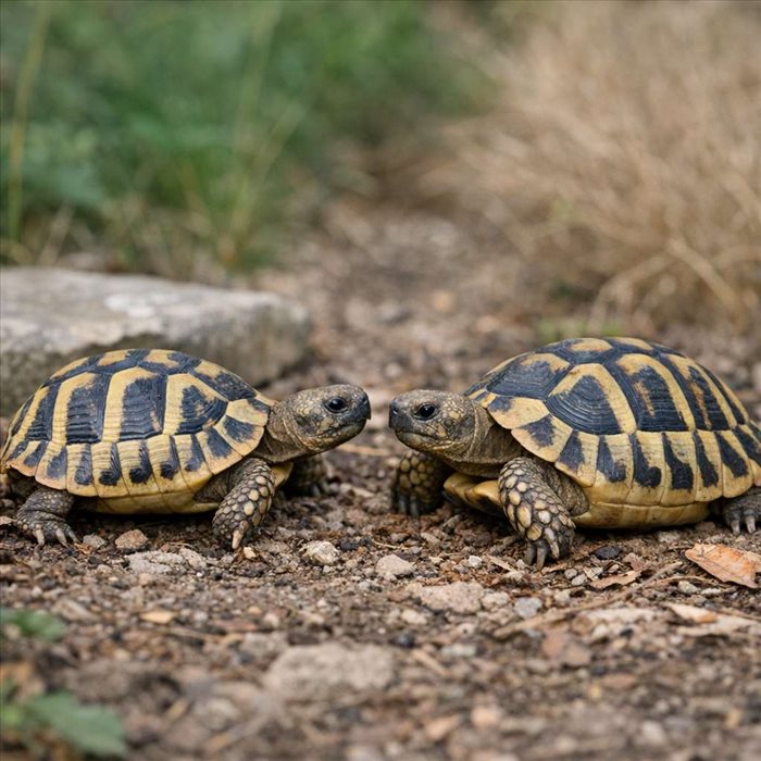 Tortue Hermann mâle ou femelle : comment les différencier