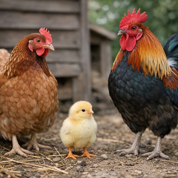 Quelle différence entre poule, coq et poussin ? Guide simple