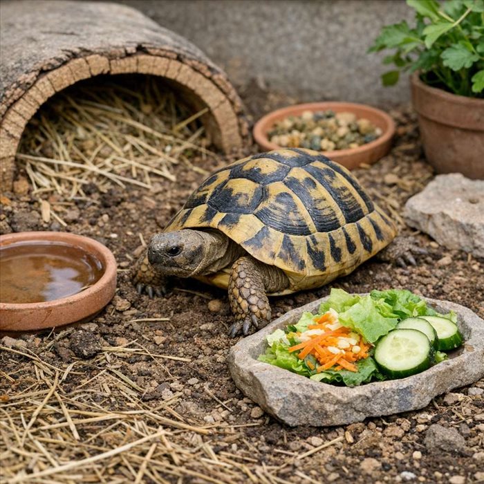 Comment entretenir une tortue Hermann : conseils, habitat et alimentation