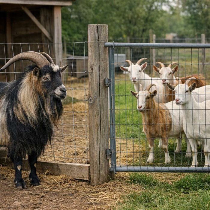 Séparer le bouc des chèvres avant la lutte : pourquoi et comment ?