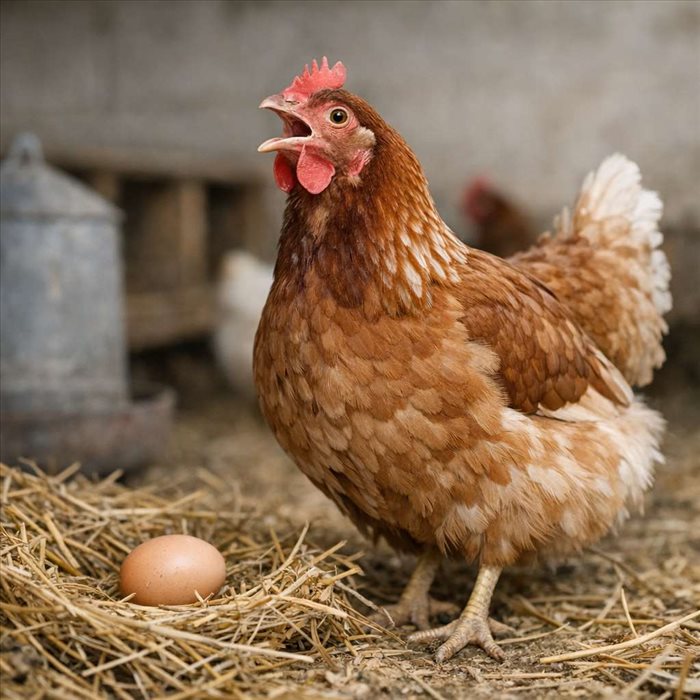 Pourquoi une poule chante-t-elle après avoir pondu ? Explications