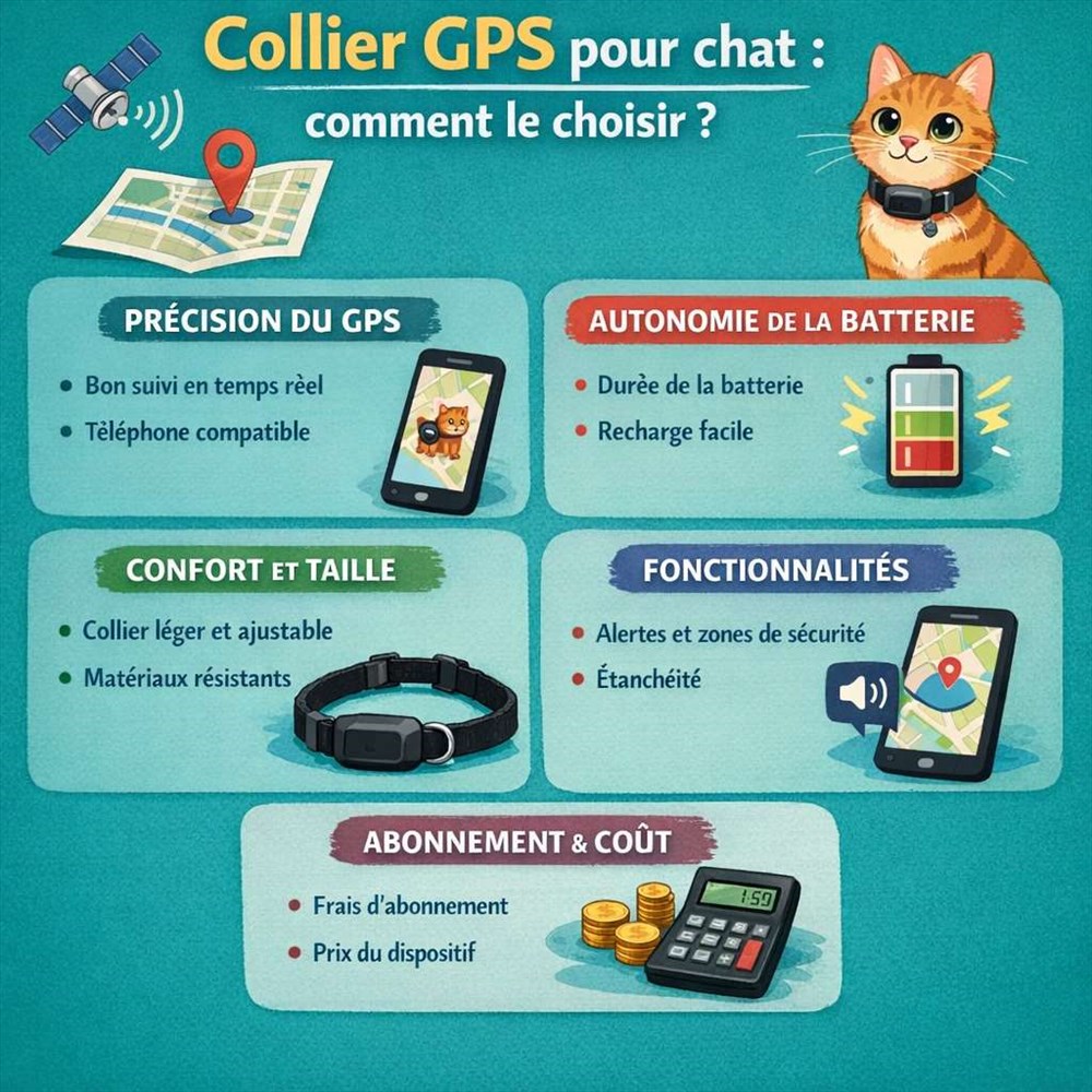 Collier GPS pour chat : comment le choisir ?